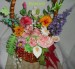 Košík s kvetmi - detail